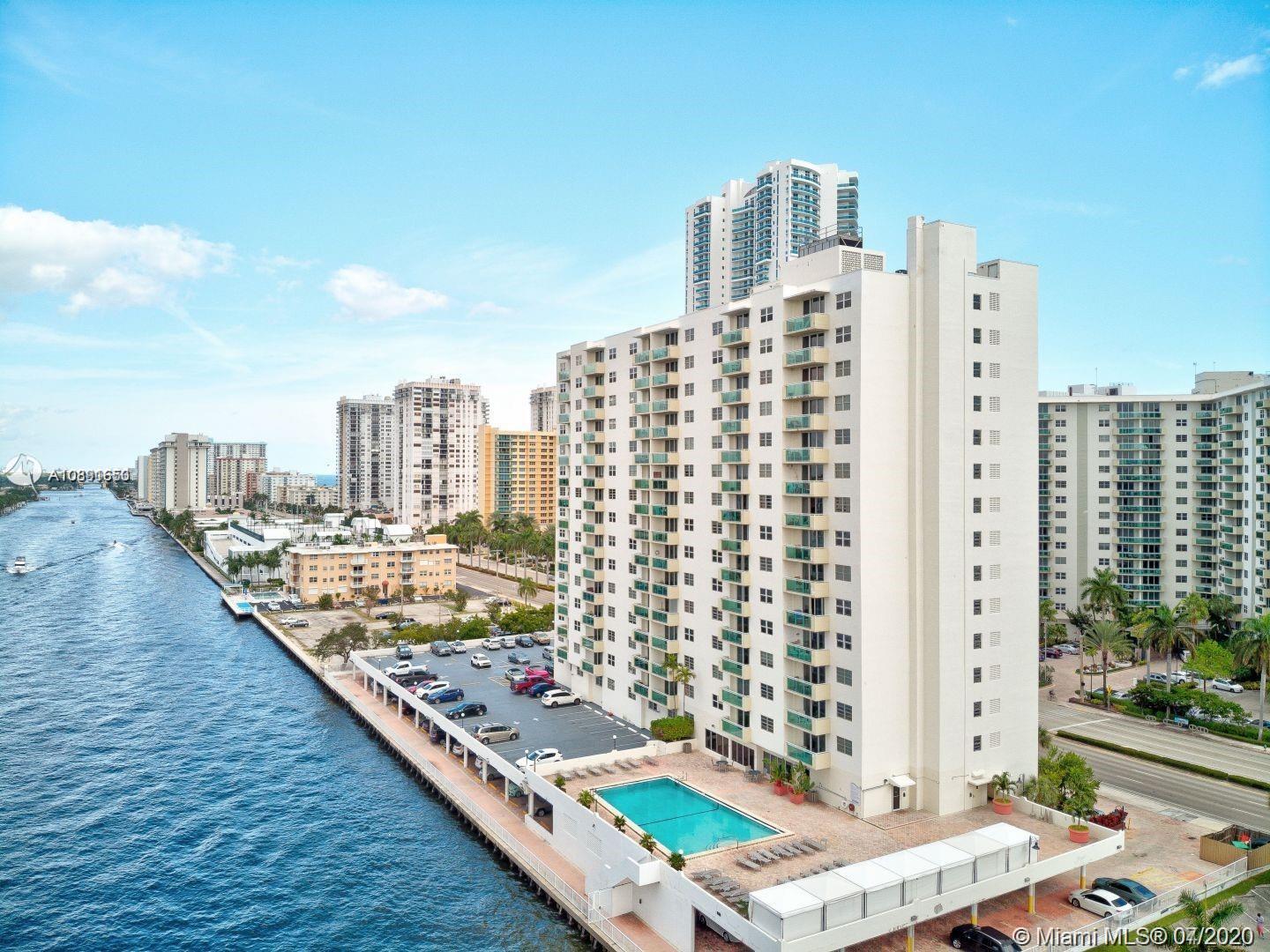 Condominium community aerial view